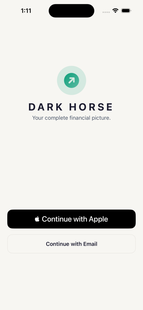 Dark Horse sign in