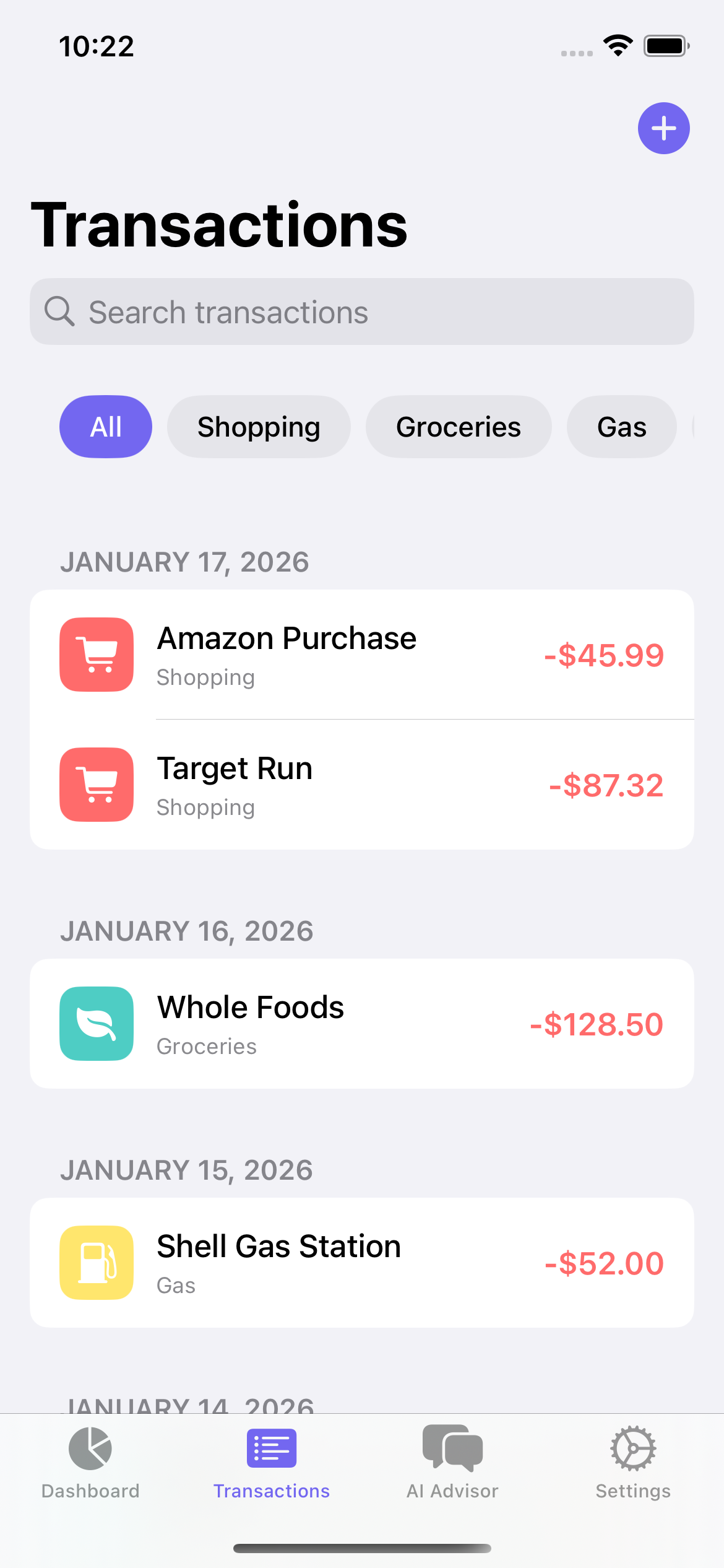 Centsible Transactions